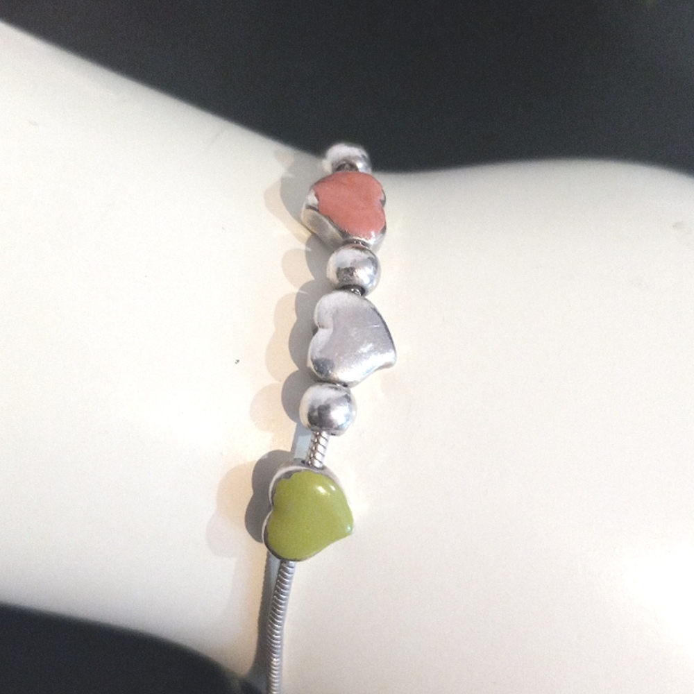 925 heart bracelet - Picture 3 of 6